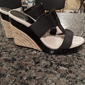 Ann Marino Shoes Slip on Wedge Heels